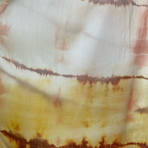 Anthropologie gypsy tie dye silk maxi dress size M - Picture 8 of 8